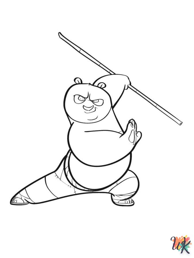 Dibujos para Colorear Kung Fu Panda 39
