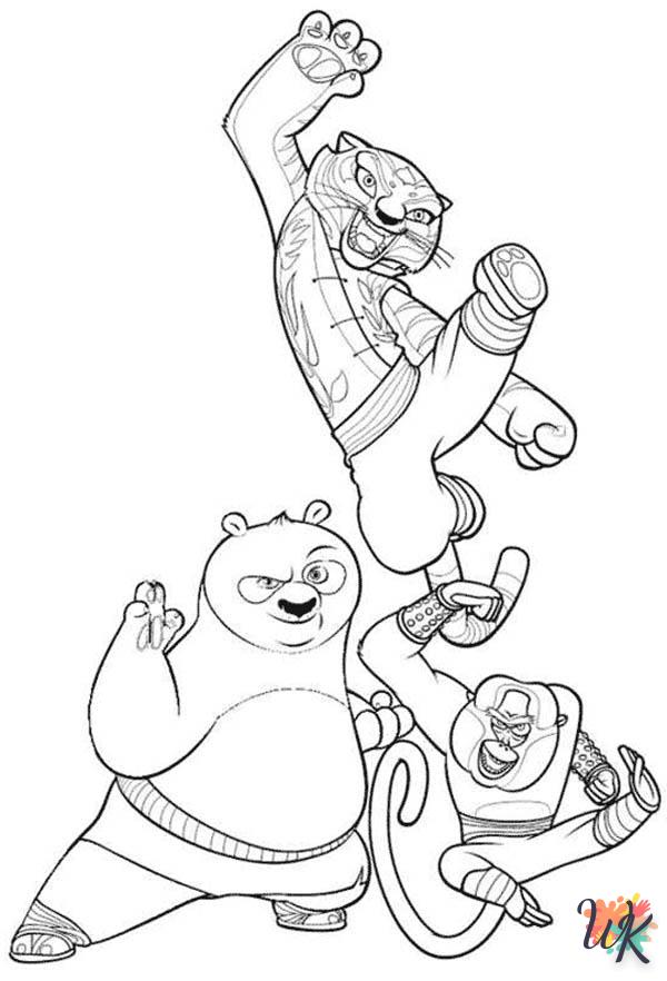Dibujos para Colorear Kung Fu Panda 40