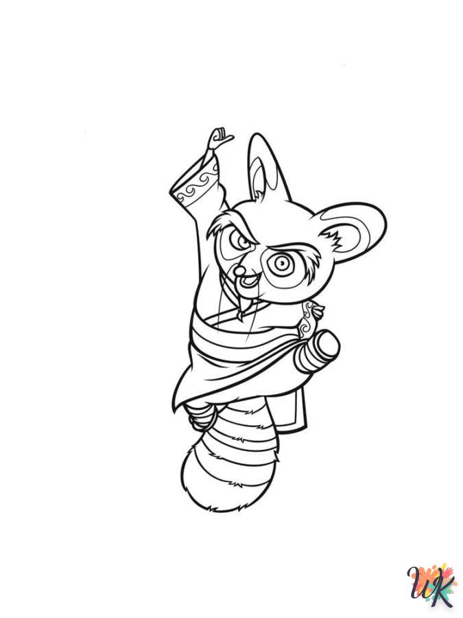 Dibujos para Colorear Kung Fu Panda 41