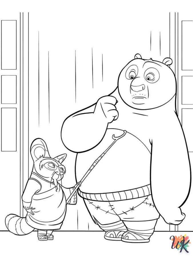 Dibujos para Colorear Kung Fu Panda 58