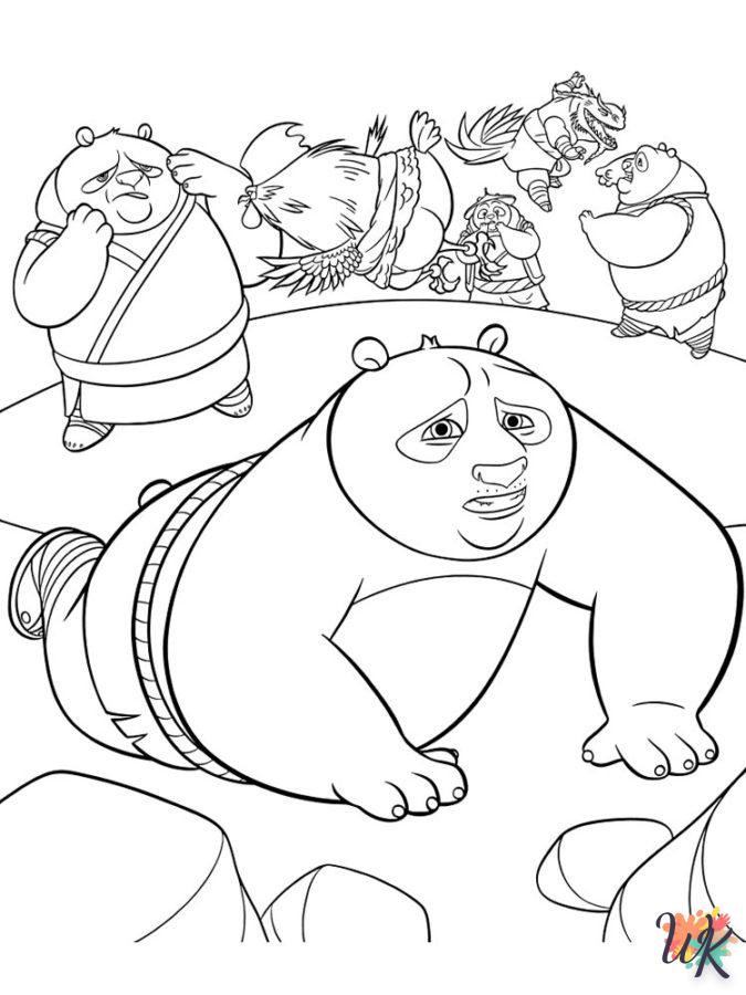 Dibujos para Colorear Kung Fu Panda 59