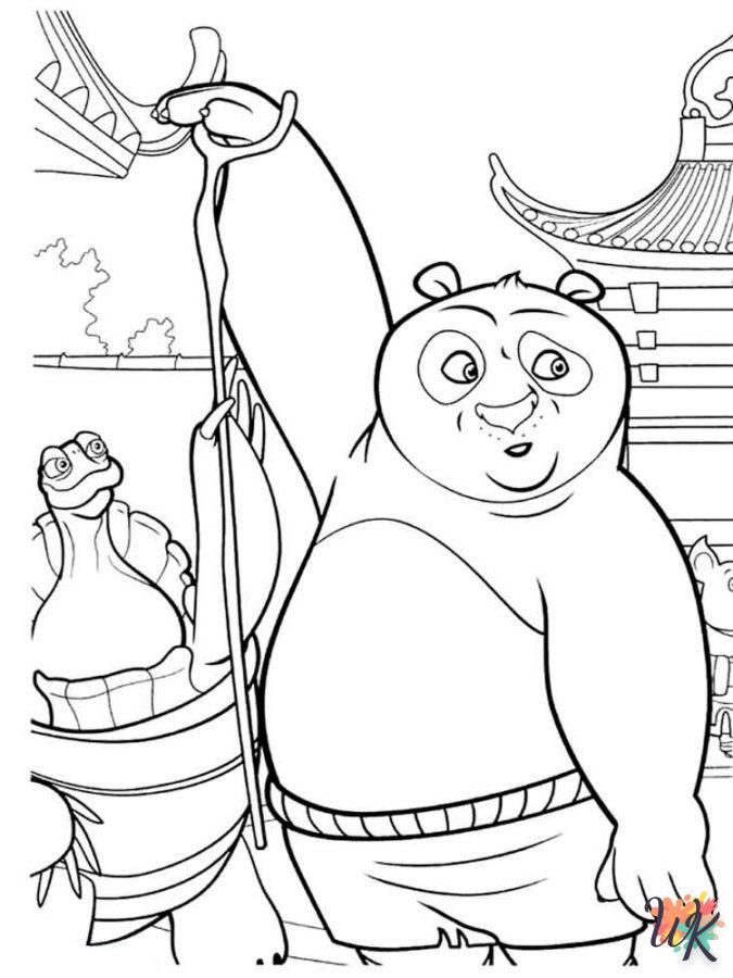 Dibujos para Colorear Kung Fu Panda 6