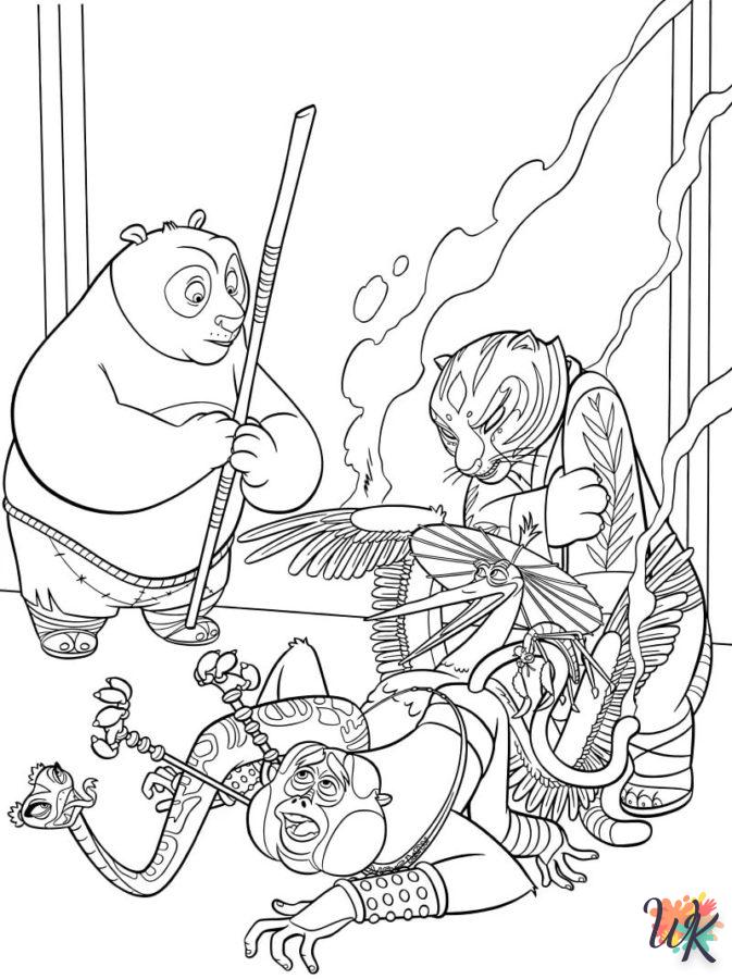 Dibujos para Colorear Kung Fu Panda 68