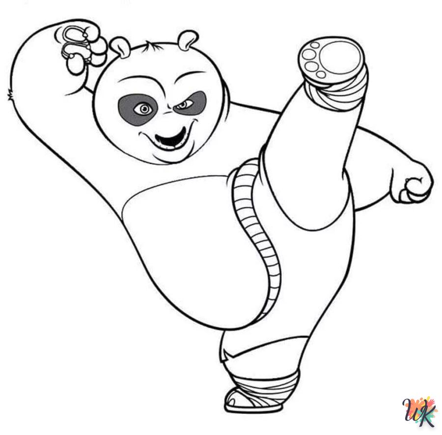 Dibujos para Colorear Kung Fu Panda 69