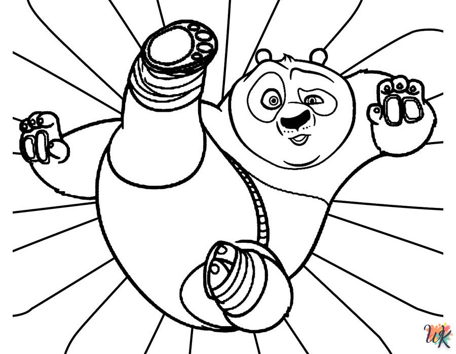 Dibujos para Colorear Kung Fu Panda 77