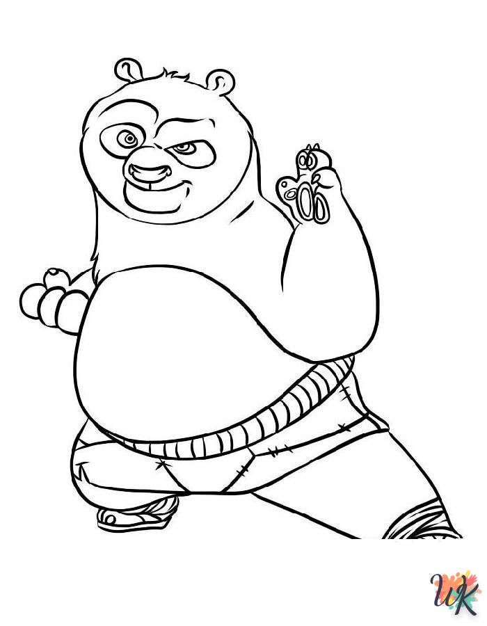 Dibujos para Colorear Kung Fu Panda 78