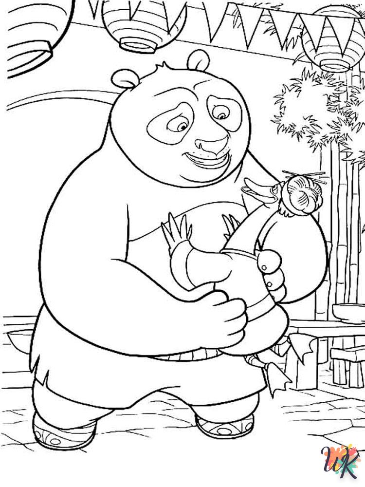 Dibujos para Colorear Kung Fu Panda 79
