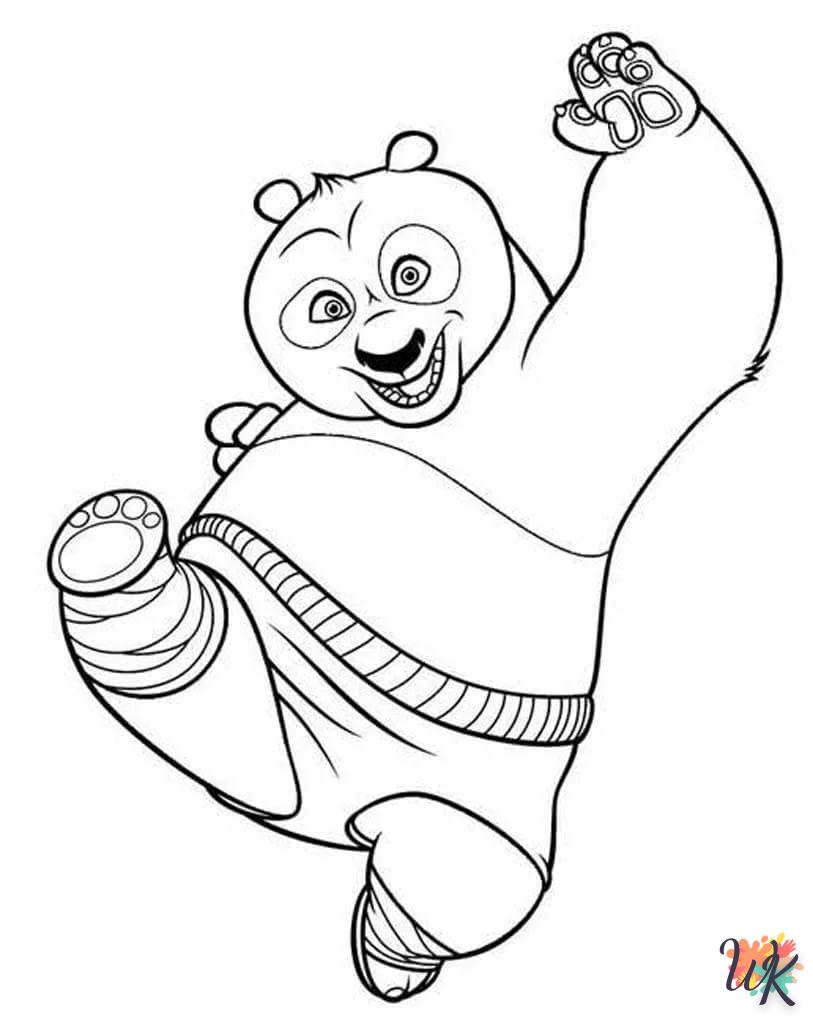 Dibujos para Colorear Kung Fu Panda 84