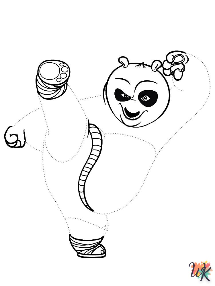 Dibujos para Colorear Kung Fu Panda 87