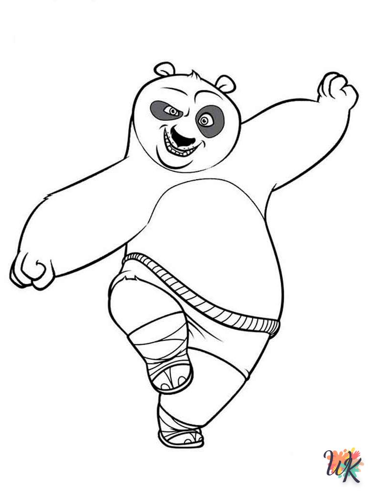 Dibujos para Colorear Kung Fu Panda 88