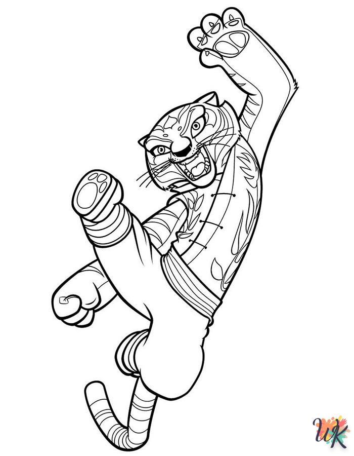 Dibujos para Colorear Kung Fu Panda 90