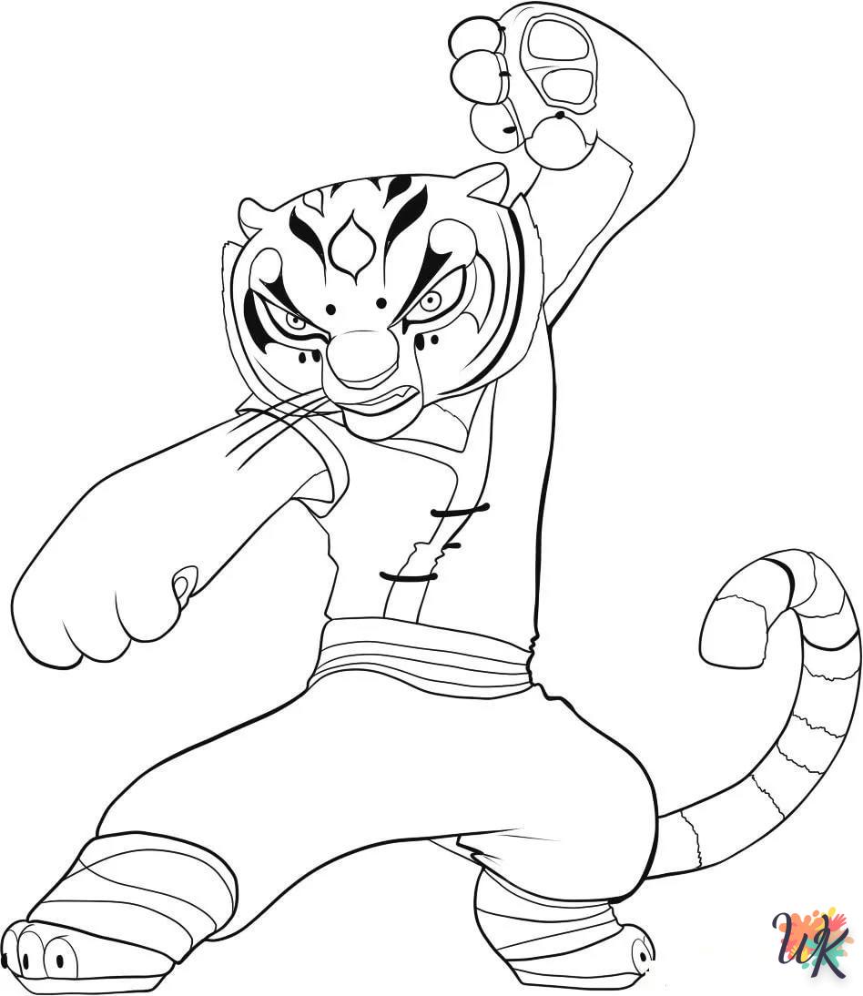 Dibujos para Colorear Kung Fu Panda 99