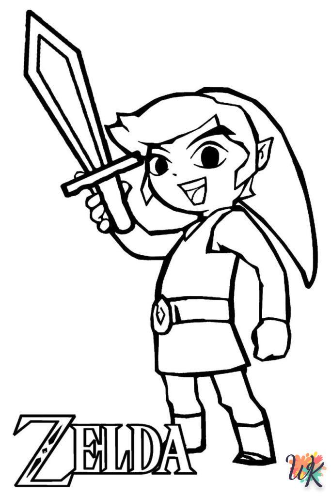 Dibujos para Colorear Legend of Zelda 10