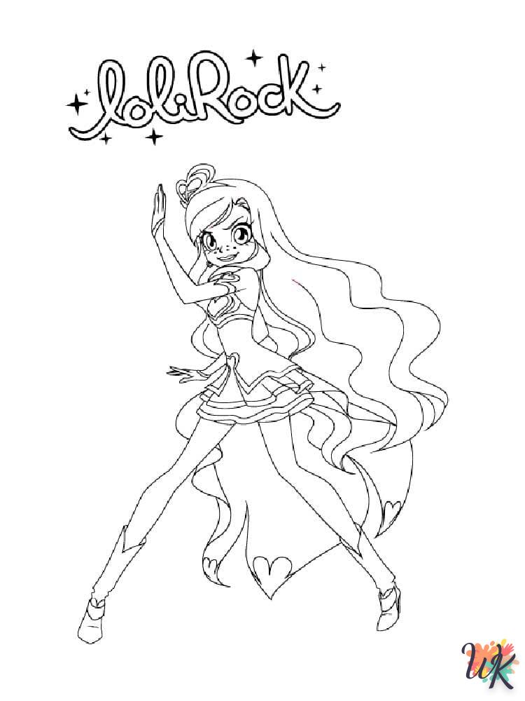 Dibujos para Colorear LoliRock 47