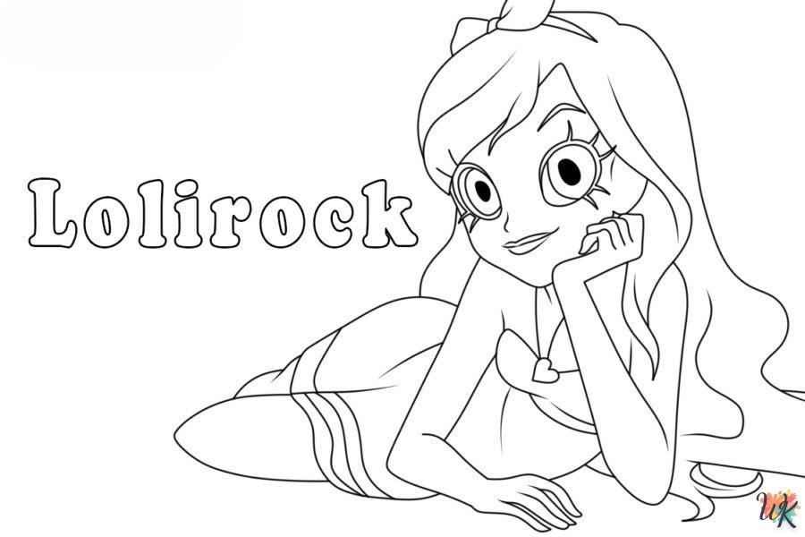 Dibujos para Colorear LoliRock 53