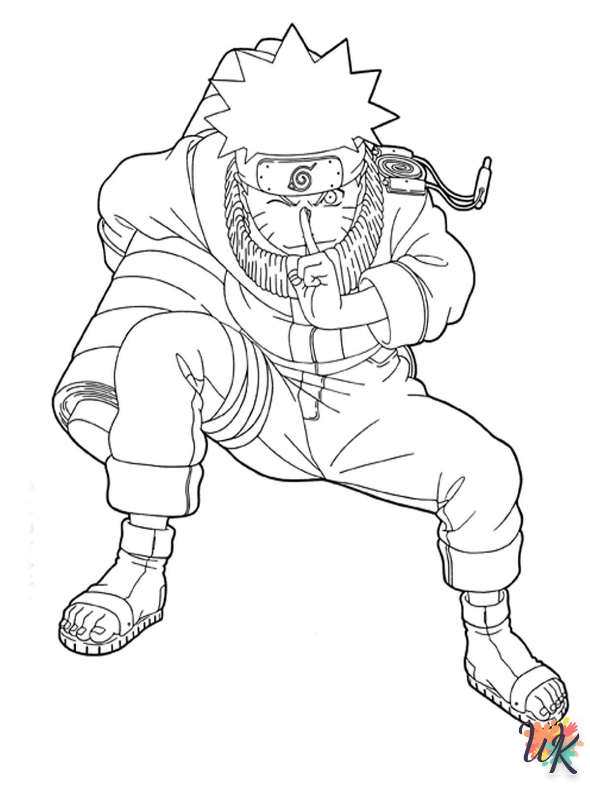 Dibujos para Colorear Naruto 1