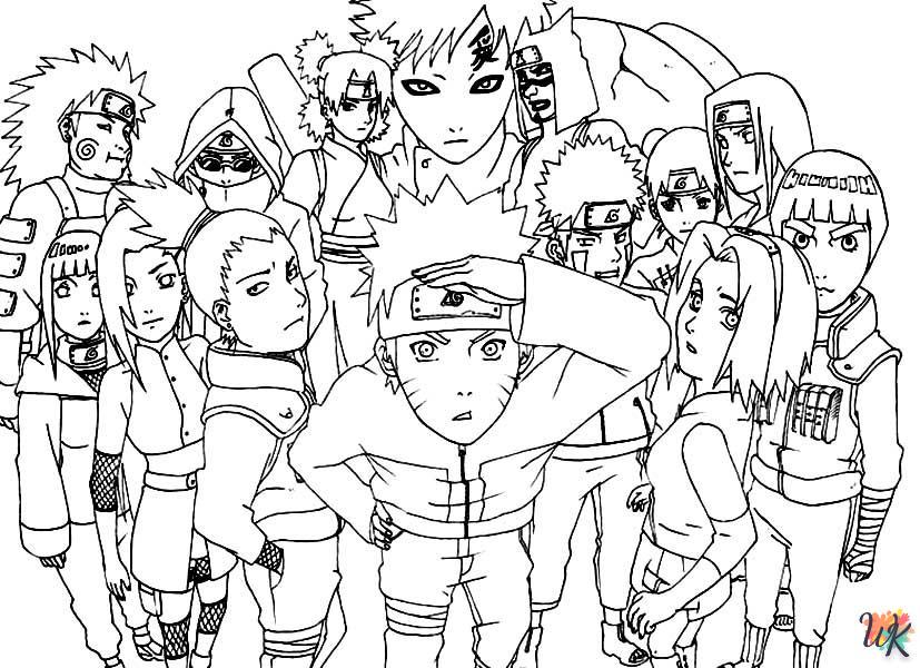 Dibujos para Colorear Naruto 21