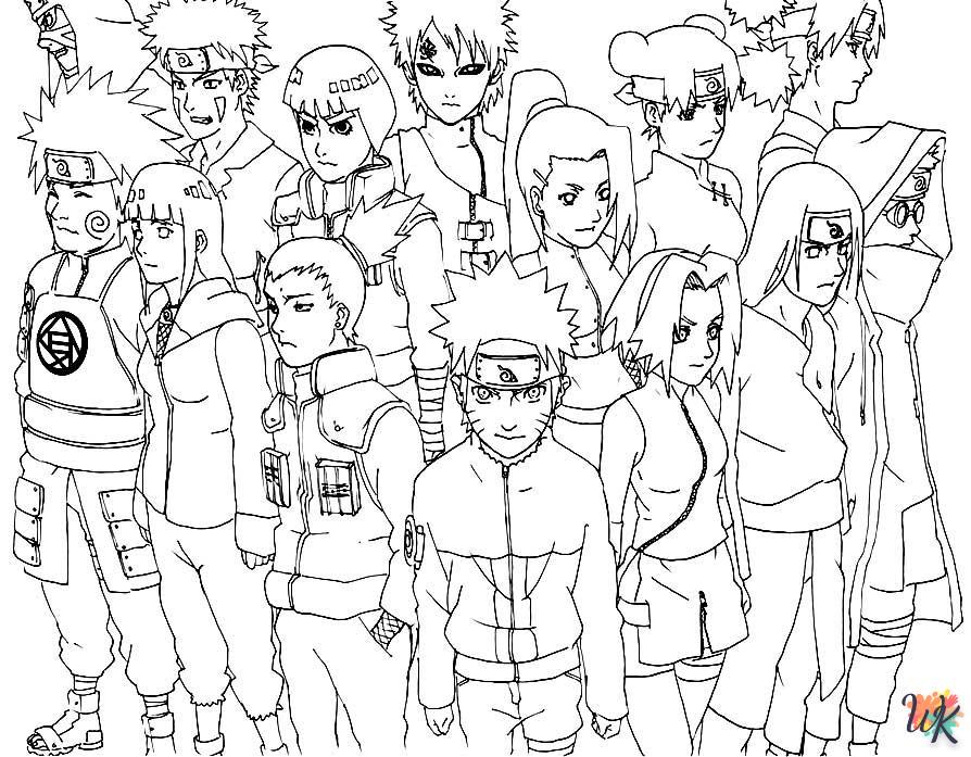 Dibujos para Colorear Naruto 23