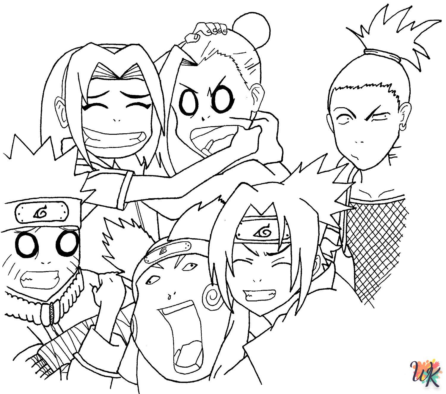 Dibujos para Colorear Naruto 3