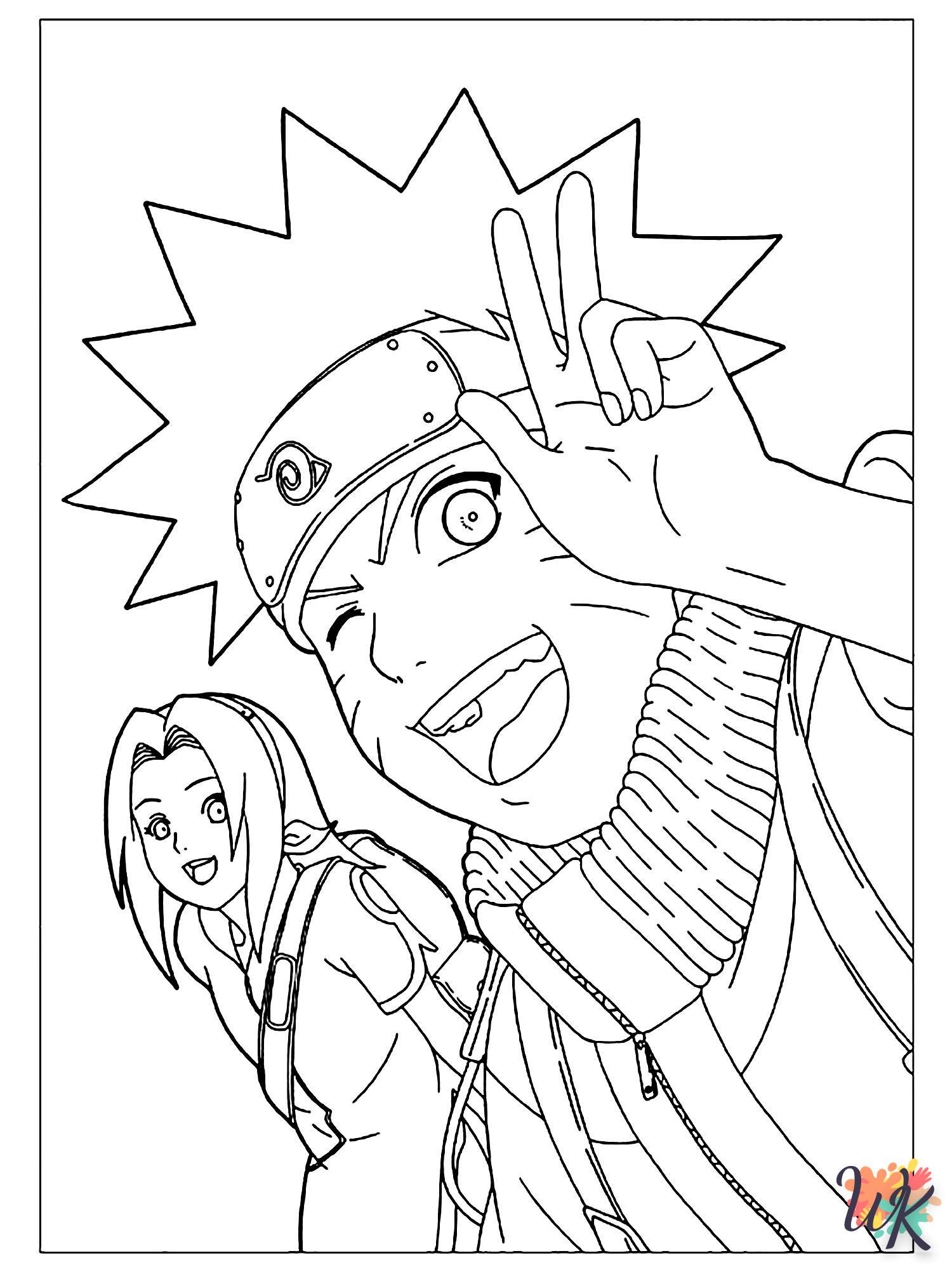 Dibujos para Colorear Naruto 34