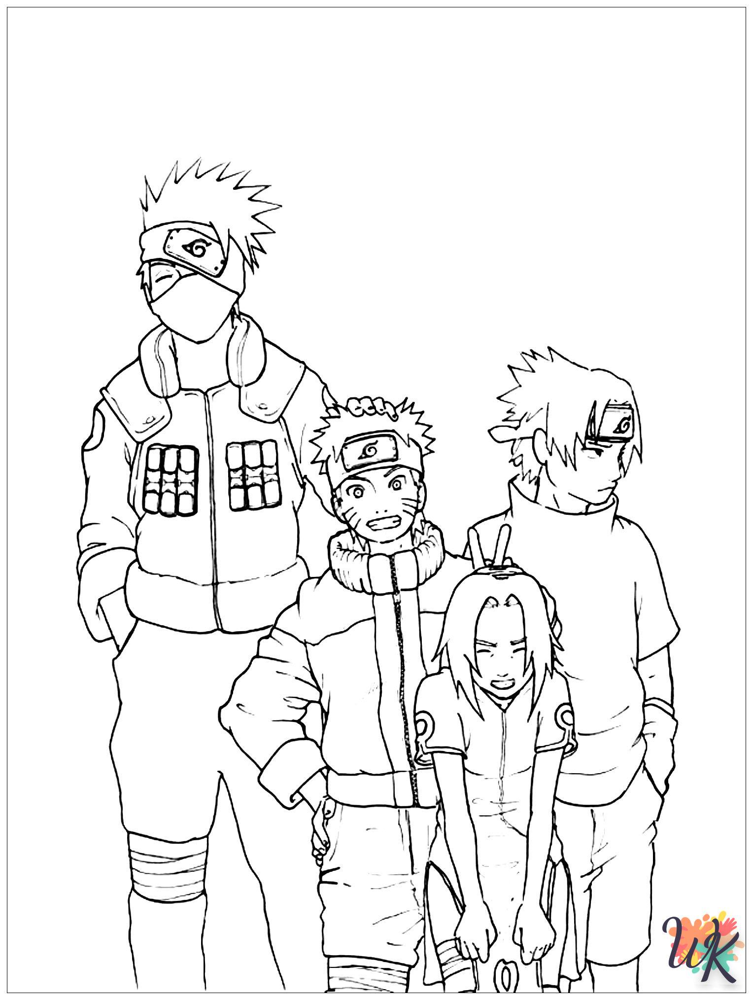 Dibujos para Colorear Naruto 35