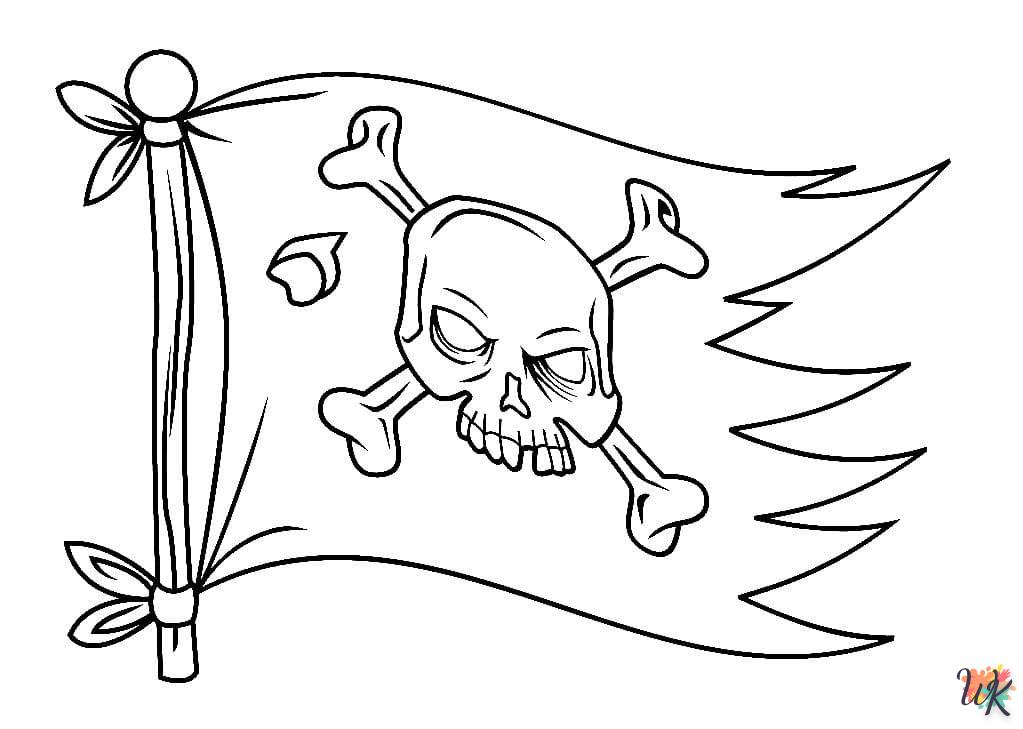 Dibujos para Colorear Piratas 22