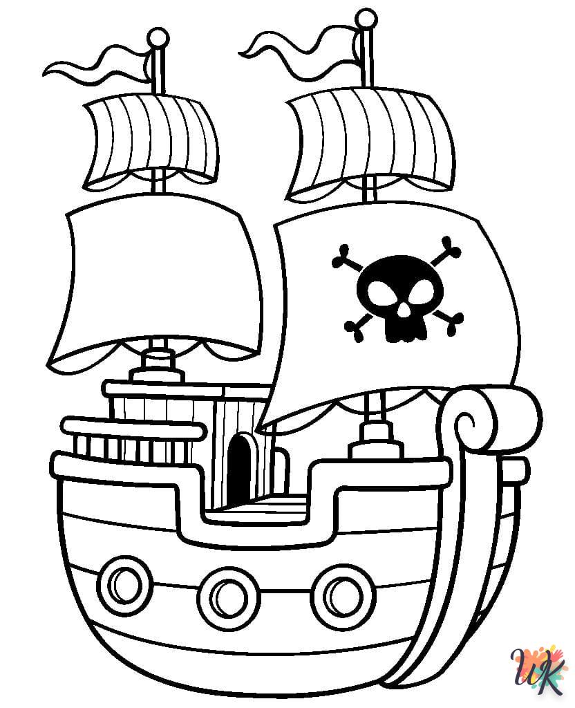 Dibujos para Colorear Piratas 23