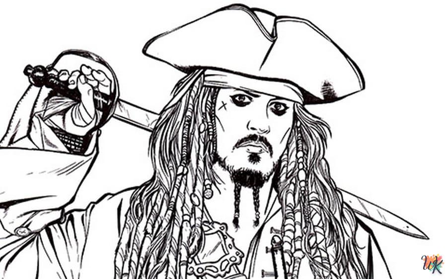 Dibujos para Colorear Piratas 6