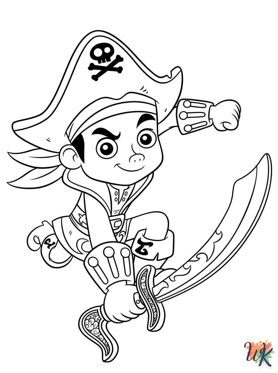 Dibujos para Colorear Piratas 72