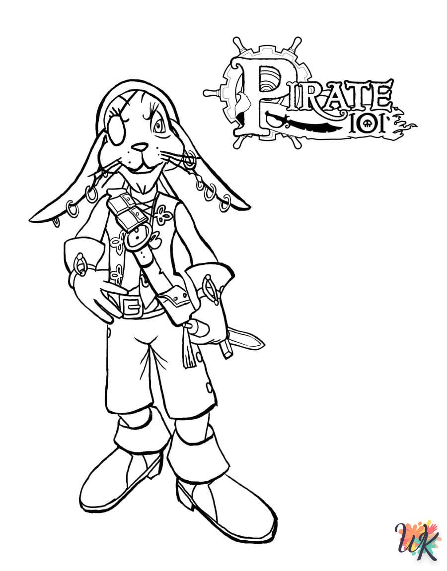 Dibujos para Colorear Piratas 85