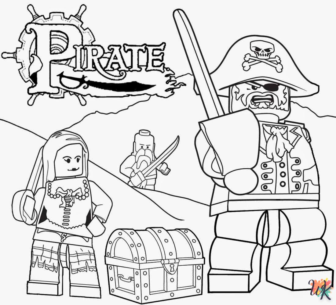 Dibujos para Colorear Piratas 86