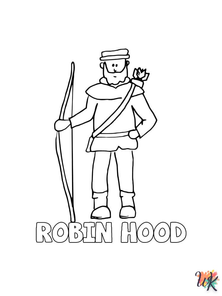 Dibujos para Colorear Robin Hood 10