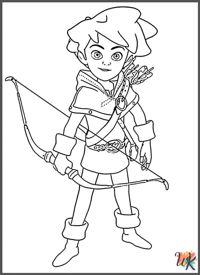 Dibujos para Colorear Robin Hood 12