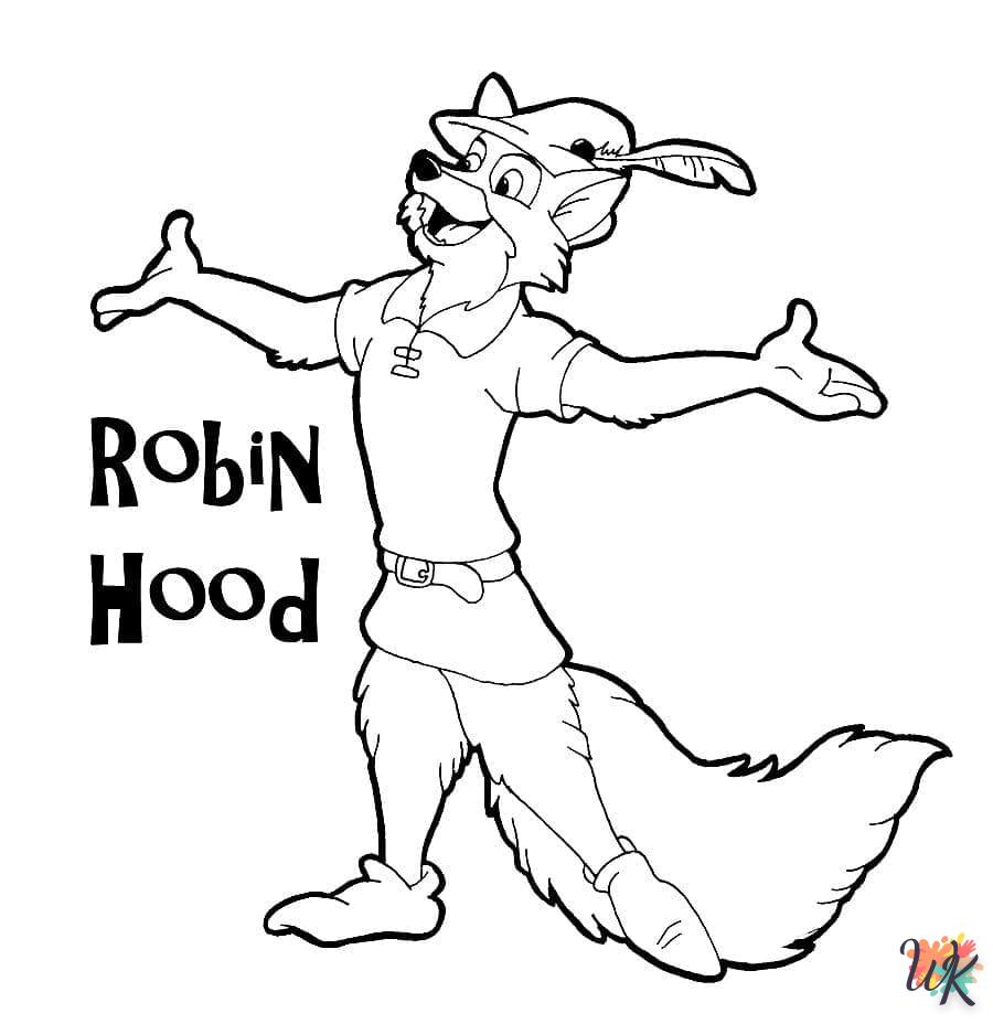 Dibujos para Colorear Robin Hood 13