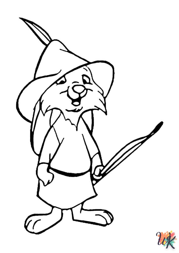 Dibujos para Colorear Robin Hood 25