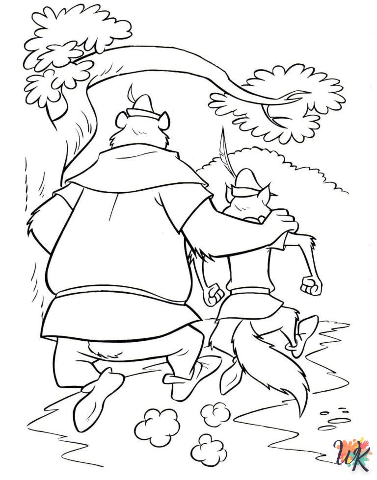 Dibujos para Colorear Robin Hood 28