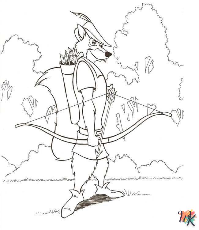 Dibujos para Colorear Robin Hood 38
