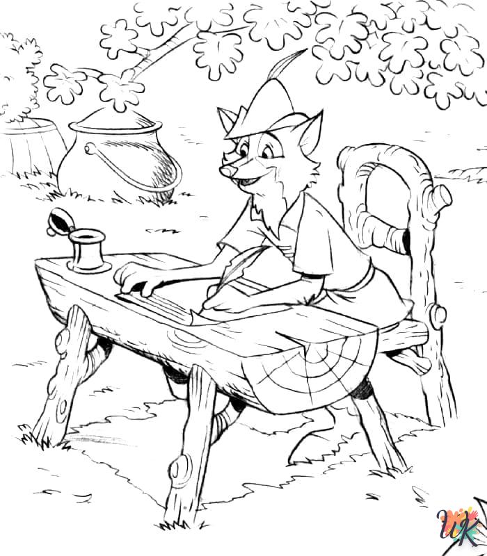 Dibujos para Colorear Robin Hood 42