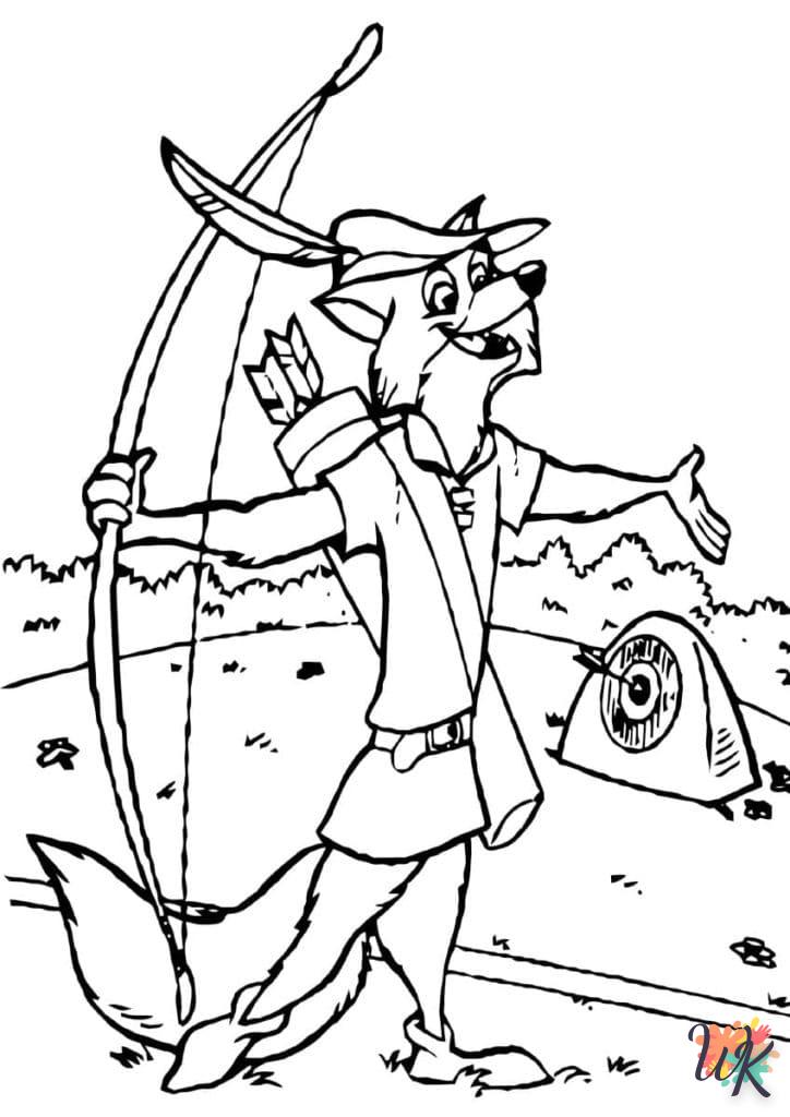 Dibujos para Colorear Robin Hood 45