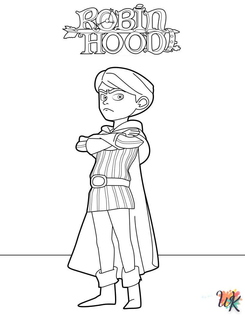 Dibujos para Colorear Robin Hood 58