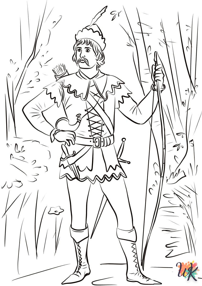 Dibujos para Colorear Robin Hood 67