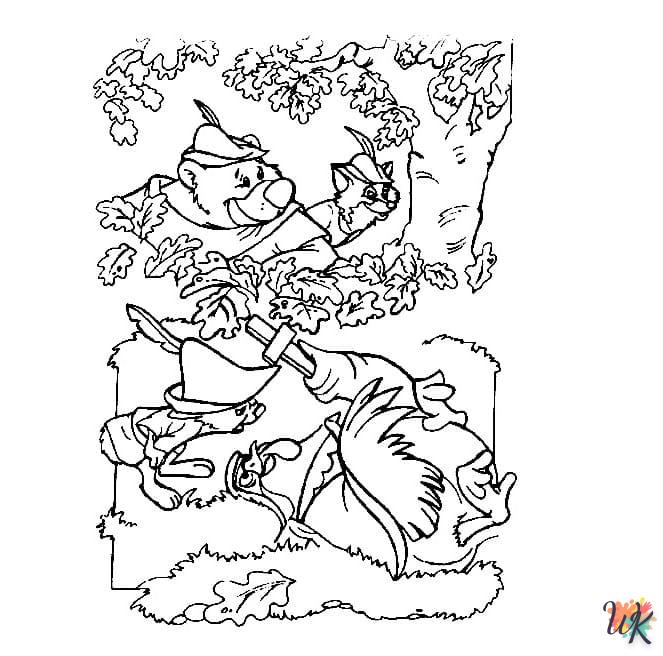 Dibujos para Colorear Robin Hood 68