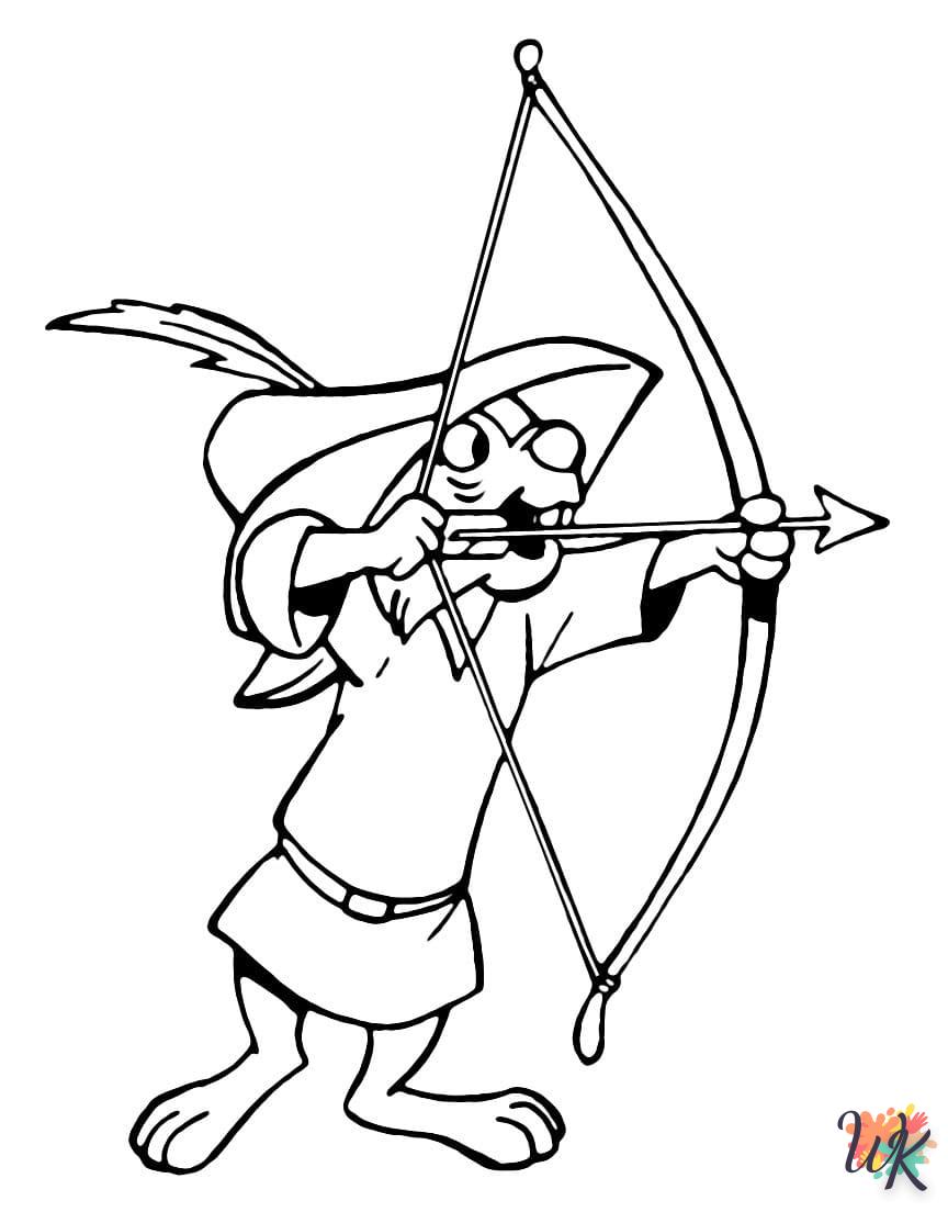 Dibujos para Colorear Robin Hood 74