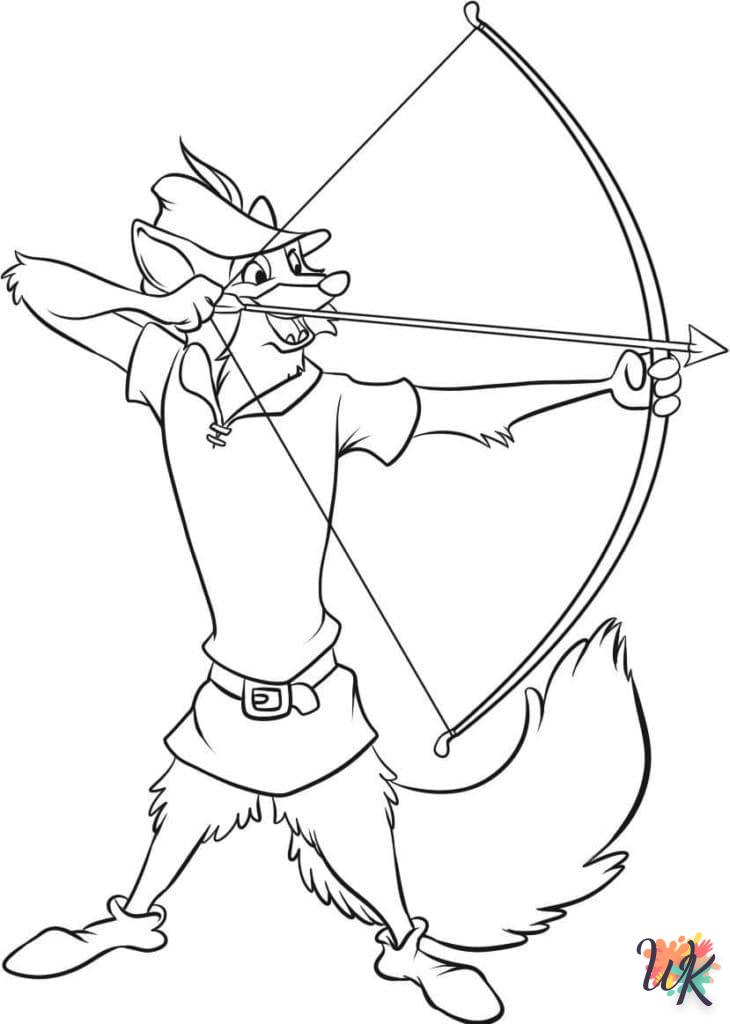 Dibujos para Colorear Robin Hood 8