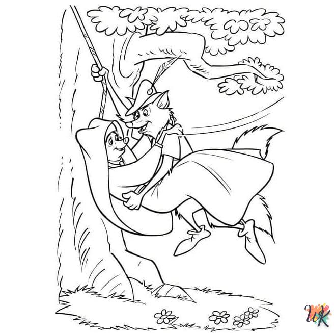 Dibujos para Colorear Robin Hood 85