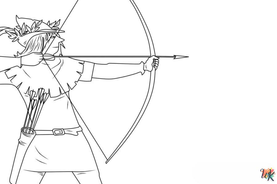 Dibujos para Colorear Robin Hood 93
