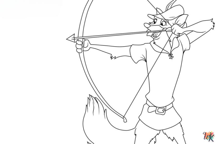 Dibujos para Colorear Robin Hood 94