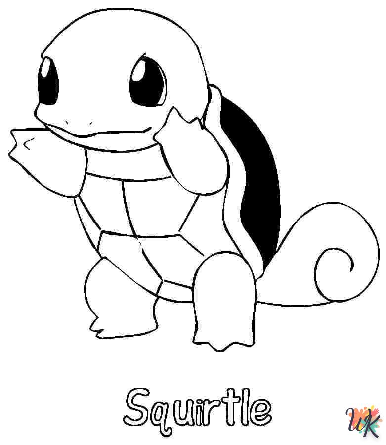 Dibujos para Colorear Squirtle 14