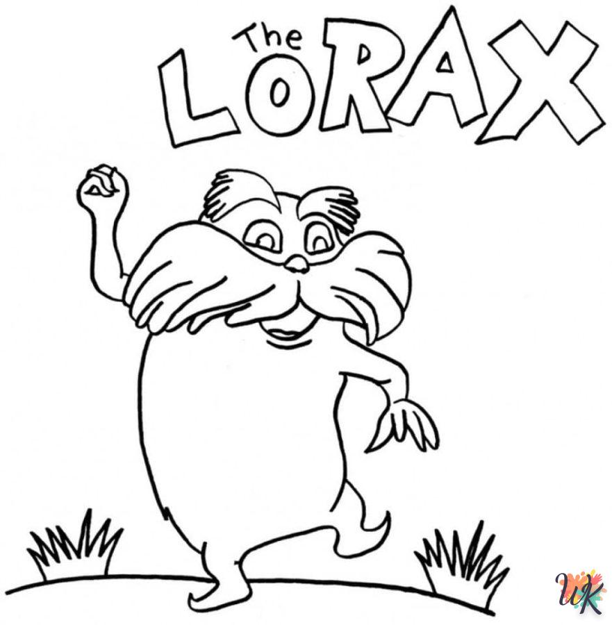 Dibujos para Colorear The Lorax 3