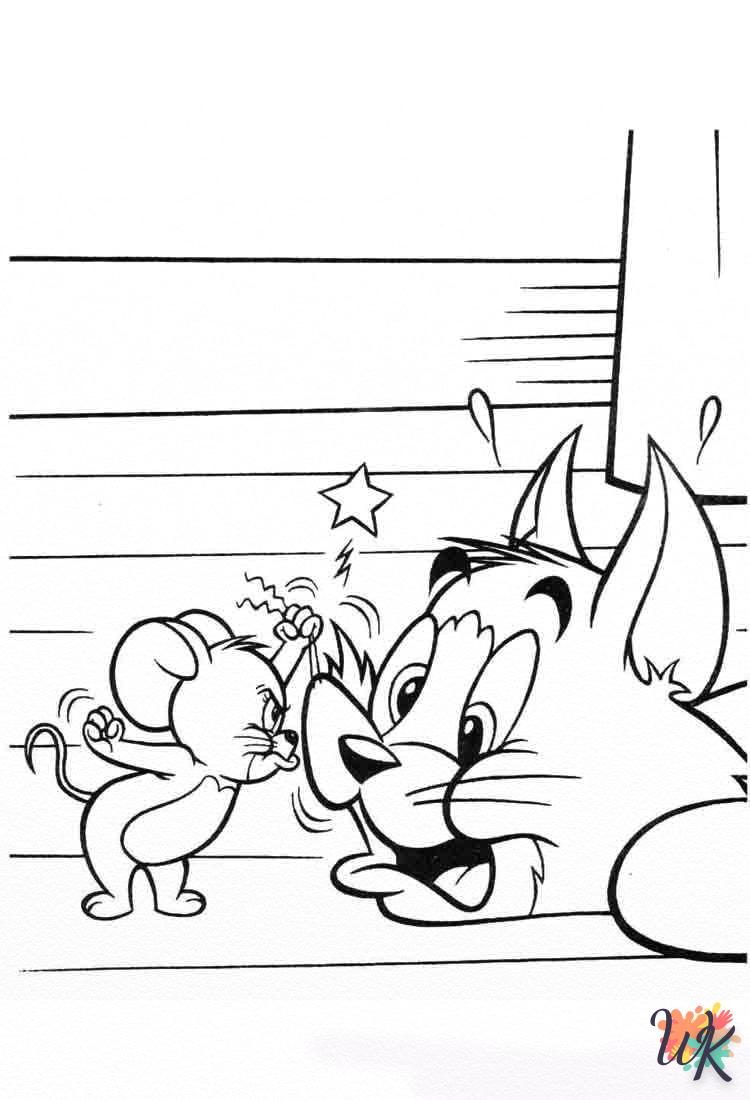 Dibujos para Colorear Tom and Jerry 10